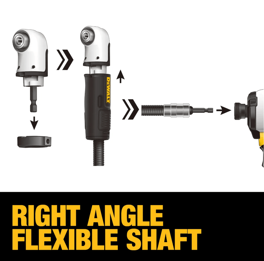 DEWALT DWARA120 IMPACT READY RIGHT ANGLE ATTACHMENT - Image 3