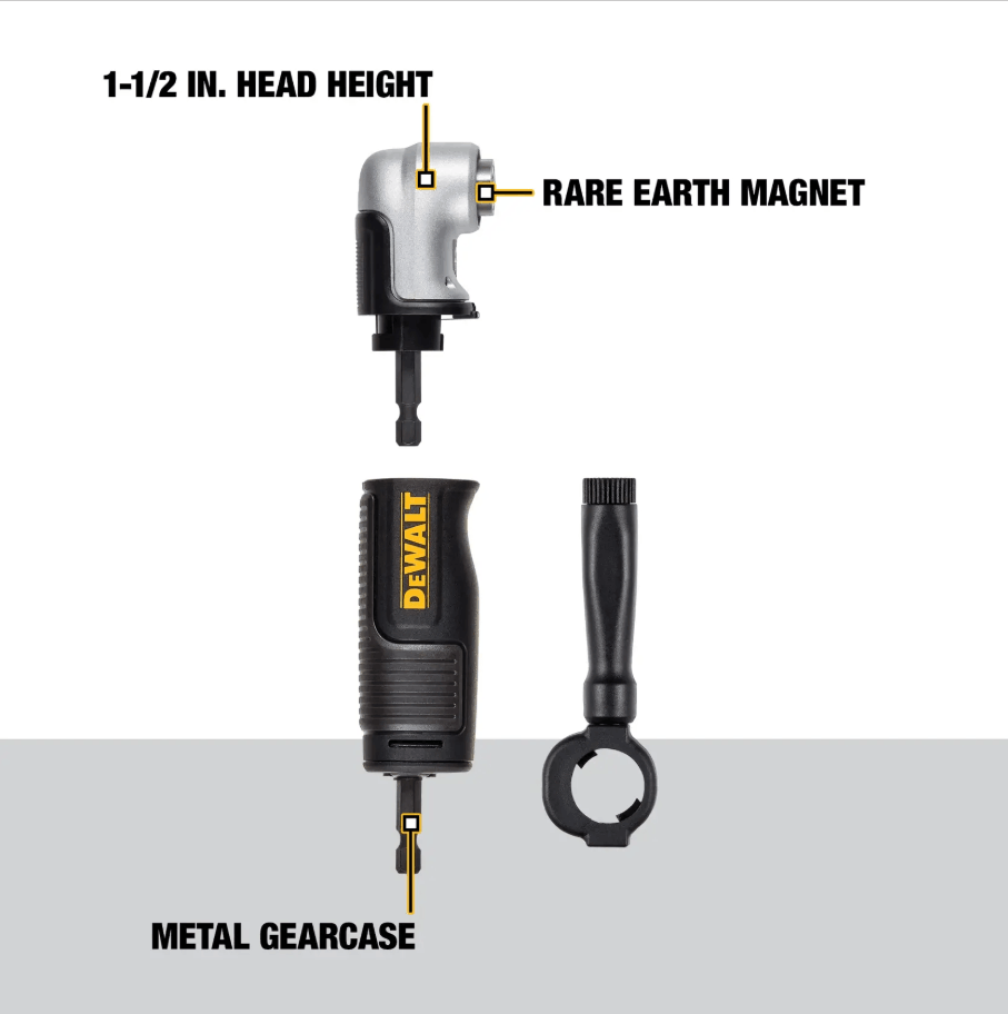 DEWALT DWAMRASET MAX FIT MODULAR RIGHT ANGLE ADAPTOR SYSTEM - Image 3