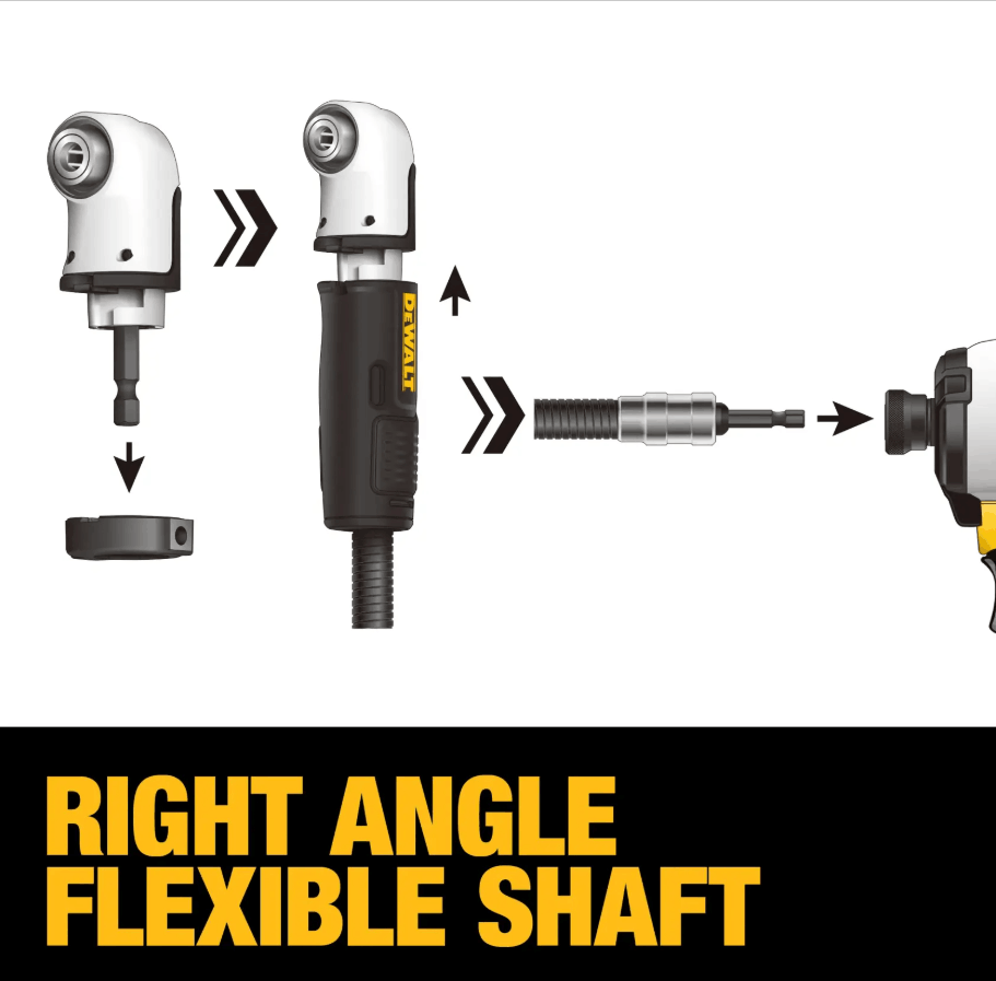 DEWALT DWAMRASET MAX FIT MODULAR RIGHT ANGLE ADAPTOR SYSTEM - Image 5