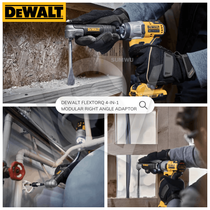 DEWALT DWAMRASET MAX FIT MODULAR RIGHT ANGLE ADAPTOR SYSTEM - Image 7