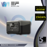 ECOFLOW RIVER 2 PORTABLE POWER STATION 300/600W 256WH
