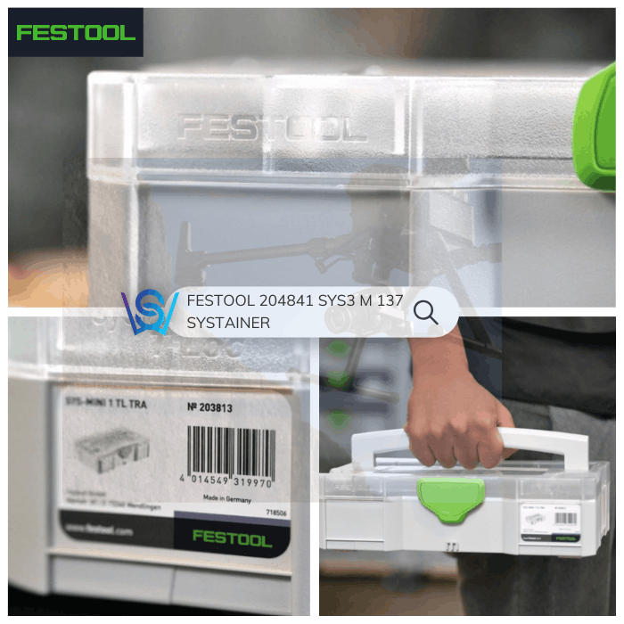 FESTOOL 203821 SYS-MINI 1 TL TRA UNI MINI SYSTAINER - Image 4