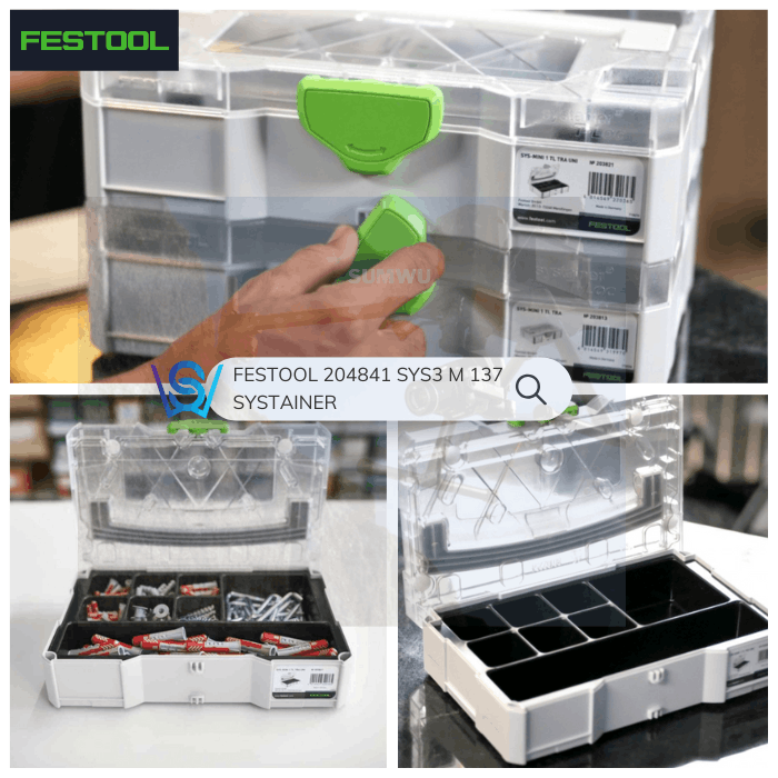 FESTOOL 203821 SYS-MINI 1 TL TRA UNI MINI SYSTAINER - Image 5