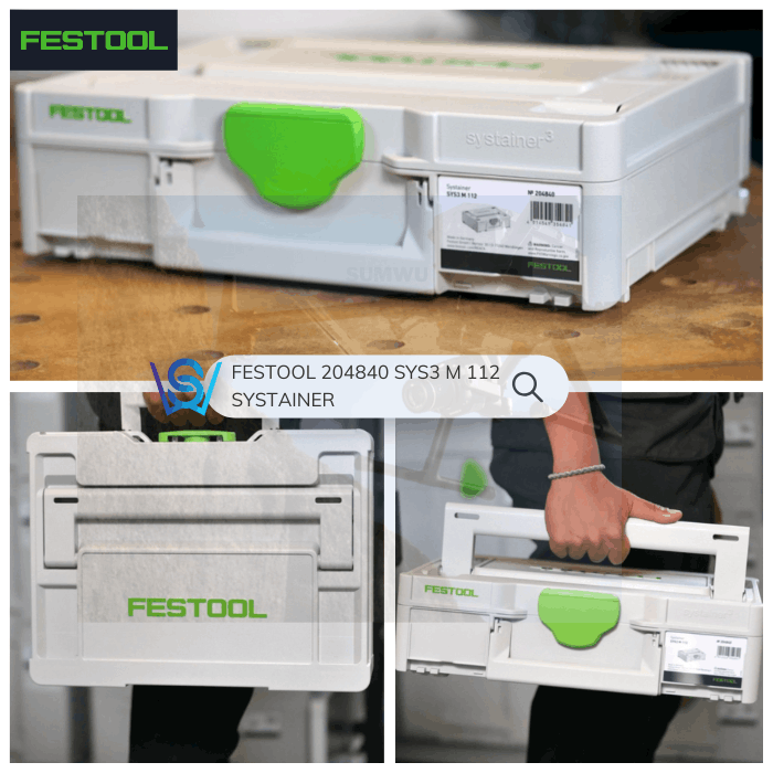 FESTOOL 204840 SYS3 M 112 SYSTAINER - Image 6