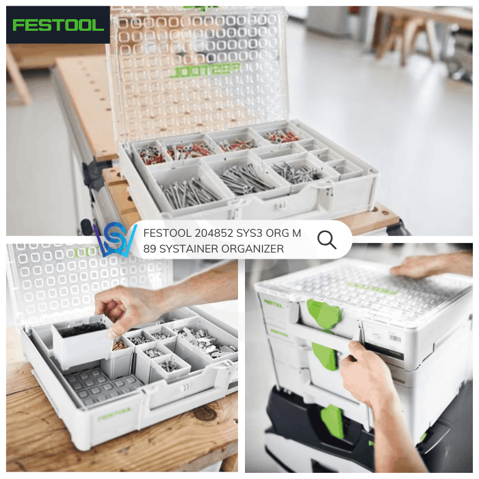FESTOOL 204852 SYS3 ORG M 89 SYSTAINER ORGANIZER - Image 5