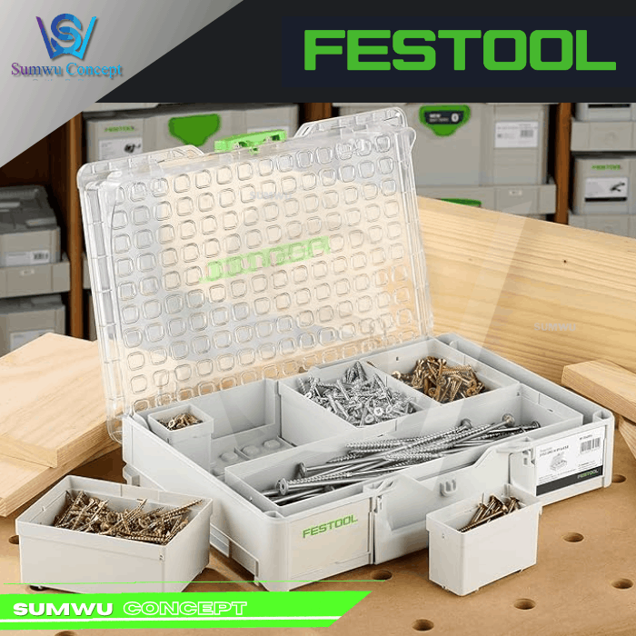 FESTOOL 204854 SYS3 ORG M 89 6xESB SYSTAINER ORGANIZER - Image 4
