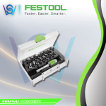 FESTOOL 205822 SYS3 XXS CE-MX BHS 15PCS MIXED BIT ASSORTMENT