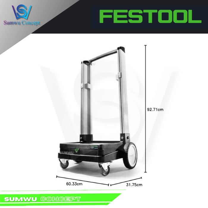 FESTOOL 498660 SYS-ROLL 100 SYSTAINER TRANSPORT TROLLEY - Image 2