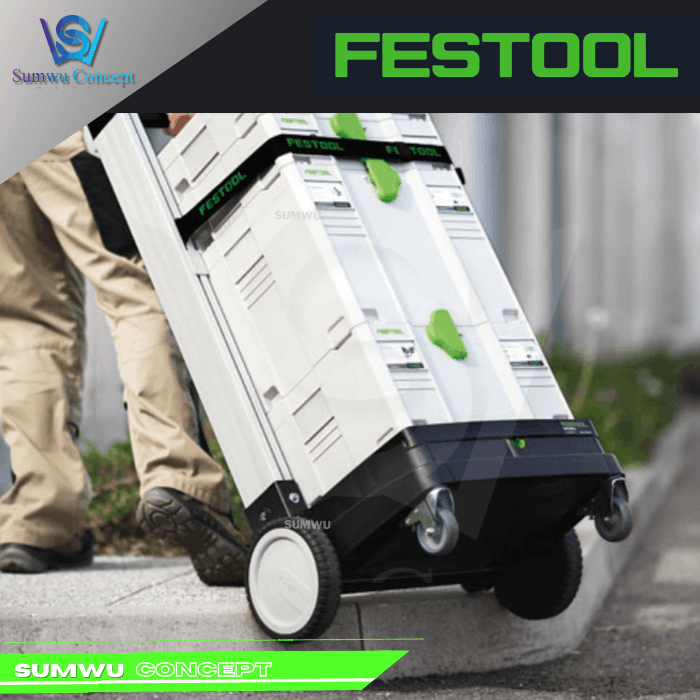 FESTOOL 498660 SYS-ROLL 100 SYSTAINER TRANSPORT TROLLEY - Image 3