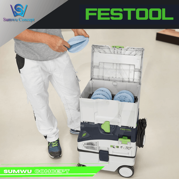 FESTOOL 576843 SYS-STF D 150 4S SYSTAINER FOR SANDPAPER - Image 4