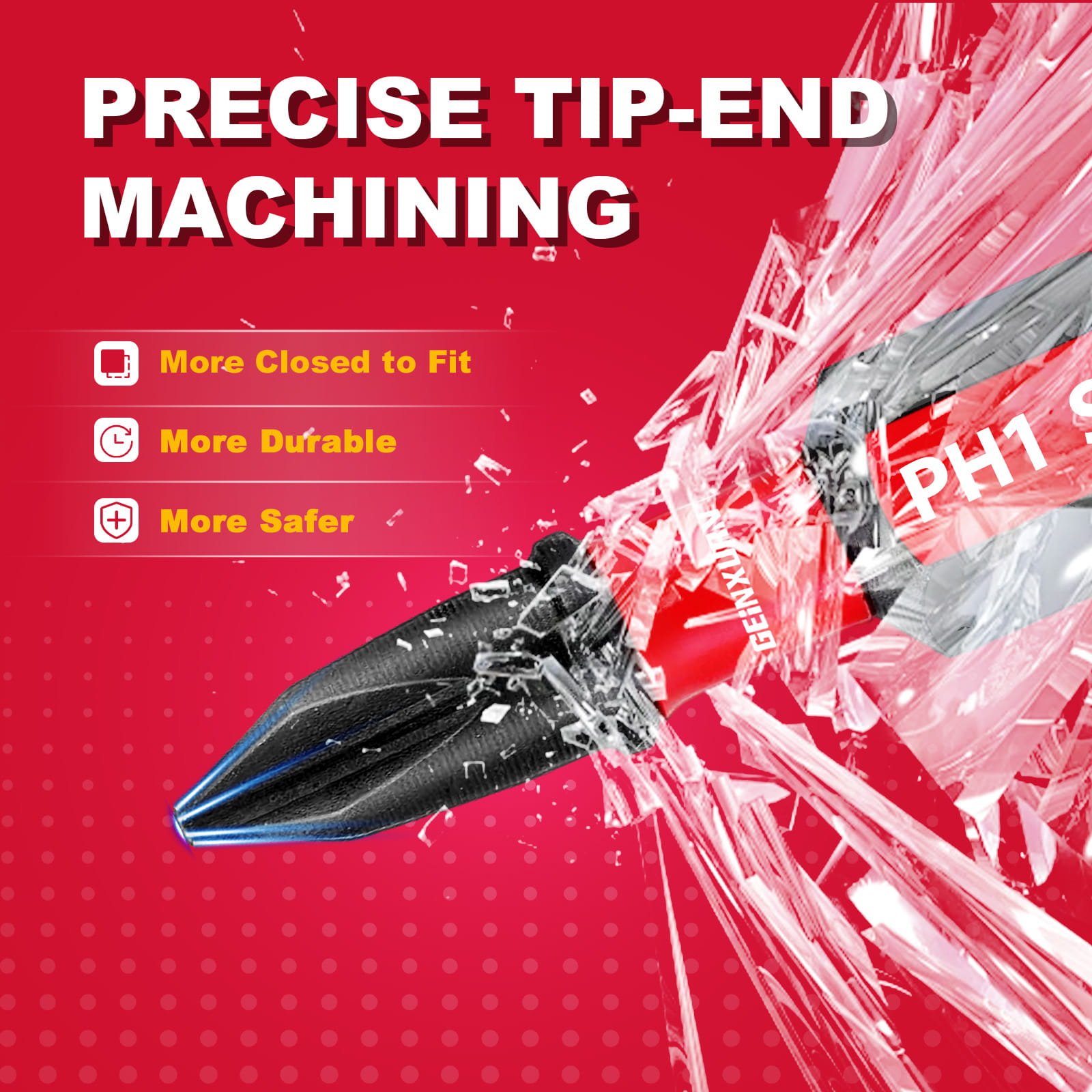 GEINXURN SLOTTED IMPACT DRIVER BIT - Image 2