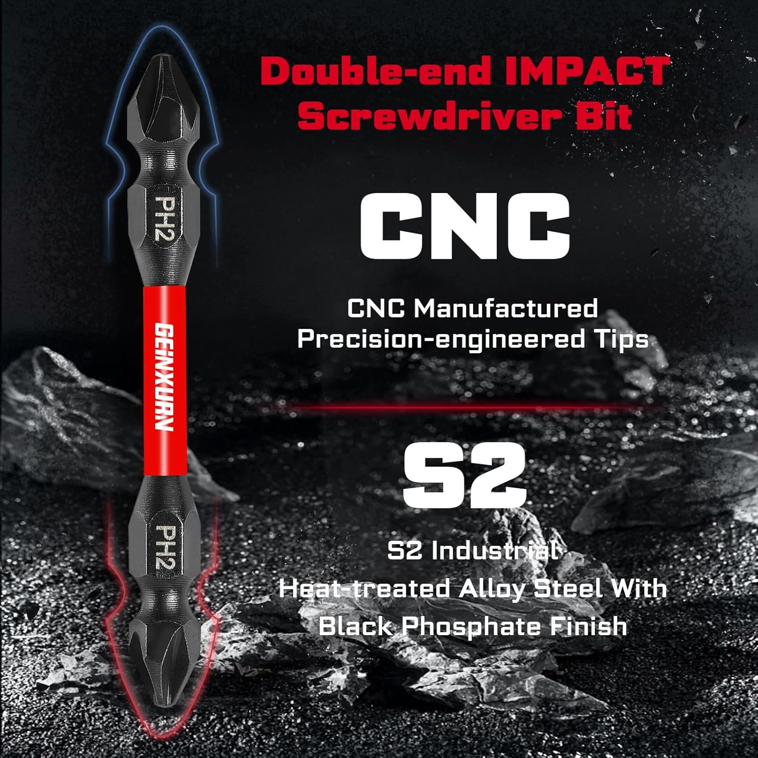 GEINXURN DOUBLE-ENDED IMPACT POWER BIT 65MM - Image 8