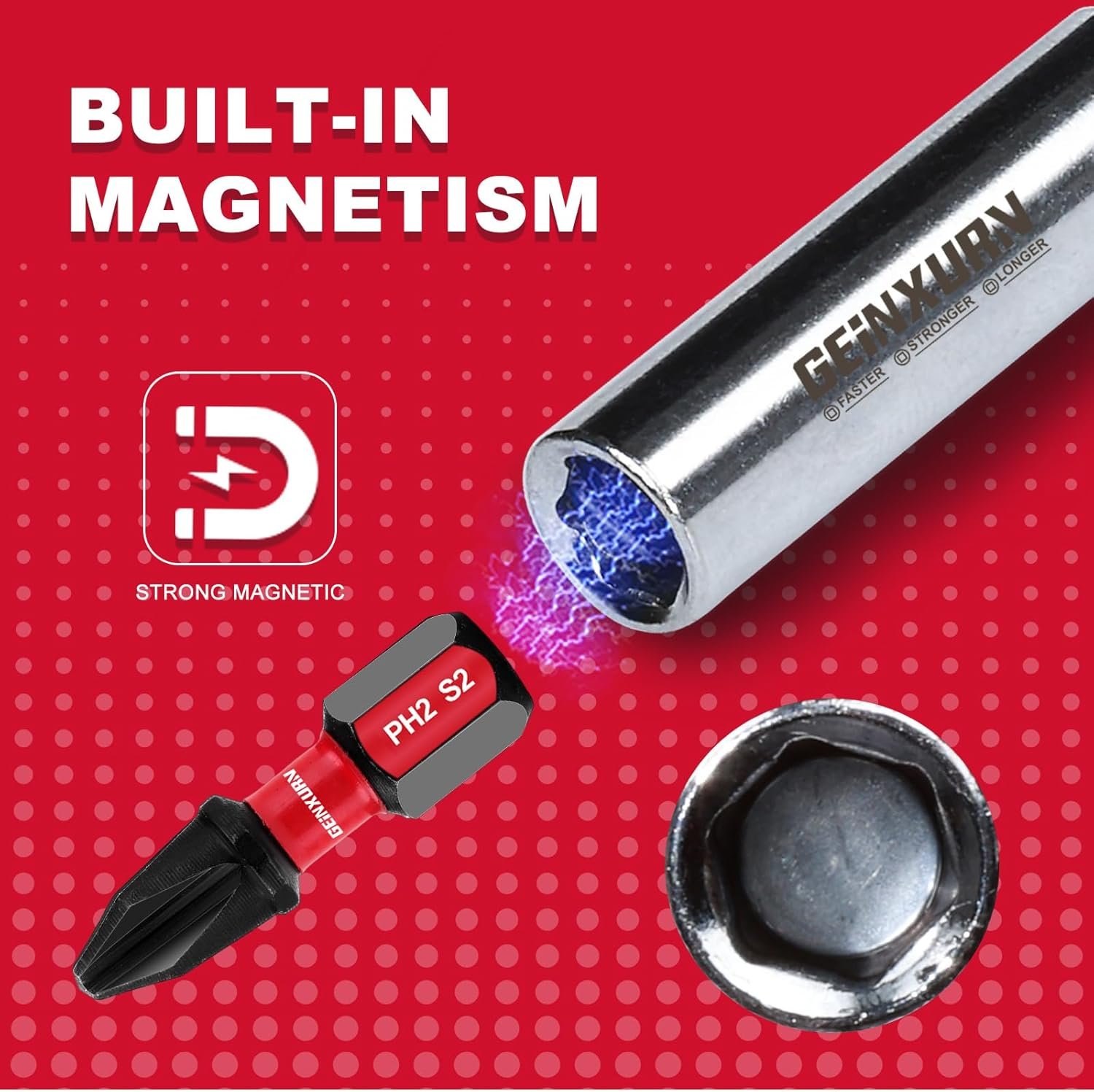 GEINXURN BGBG0060 MAGNETIC BIT HOLDER 60MM - Image 9
