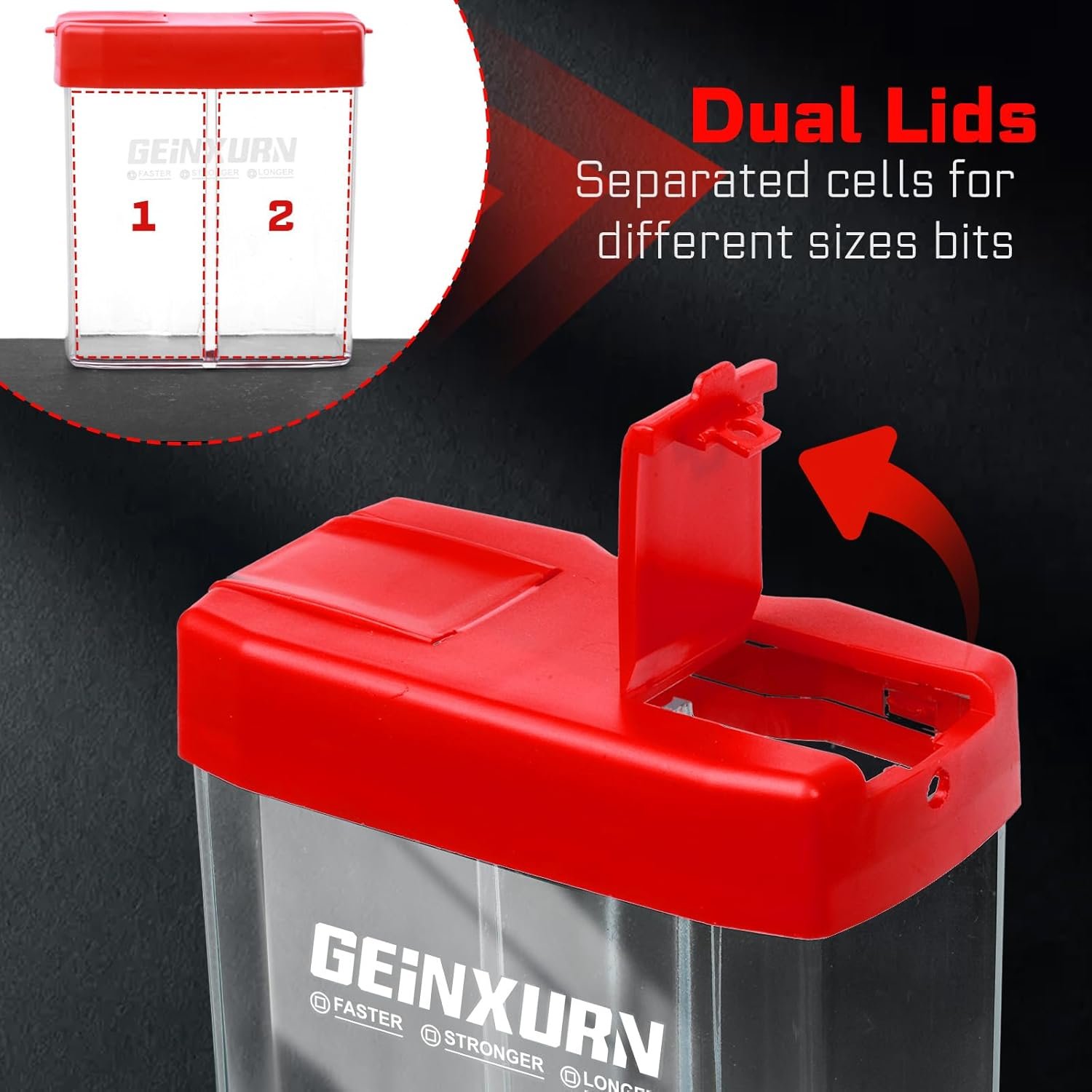 GEINXURN 15PCS IMPACT POWER BIT SET W/COLOURFUL BOX - Image 8