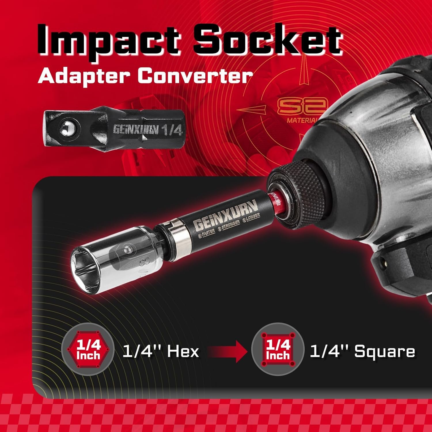 GEINXURN 32PCS MIX IMPACT DRIVER BIT SET - Image 8