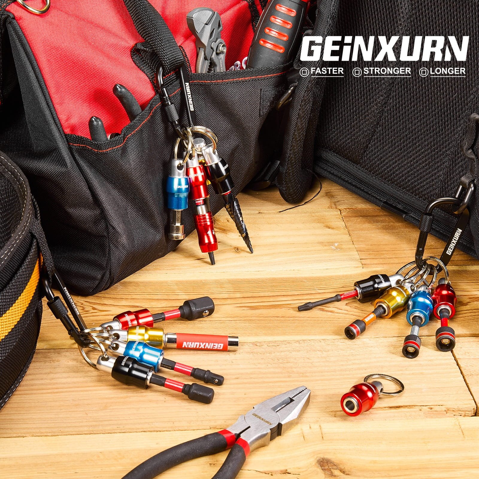 GEINXURN QUICK CATCHER KEYCHAIN BIT HOLDERS SET - Image 3