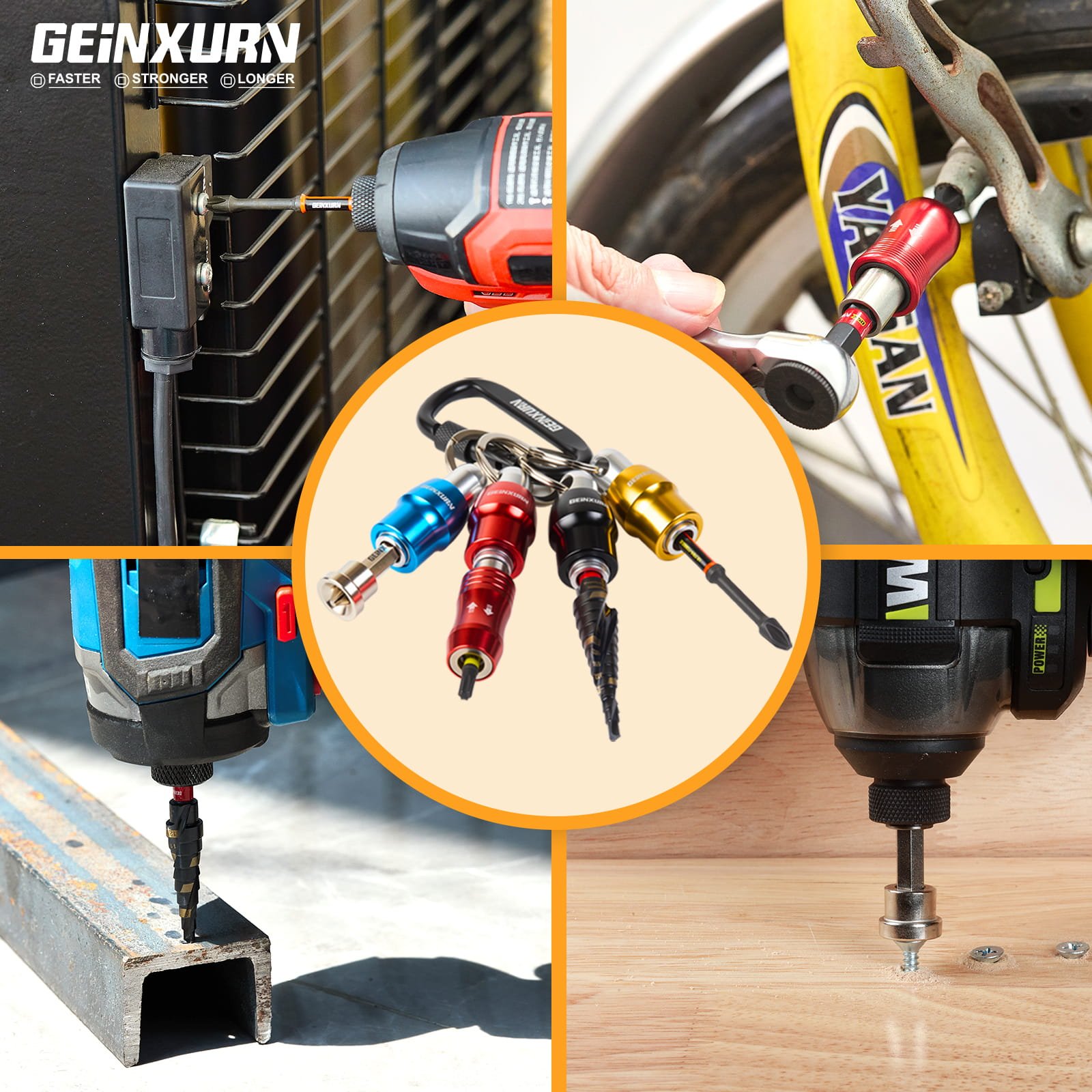 GEINXURN QUICK CATCHER KEYCHAIN BIT HOLDERS SET - Image 9