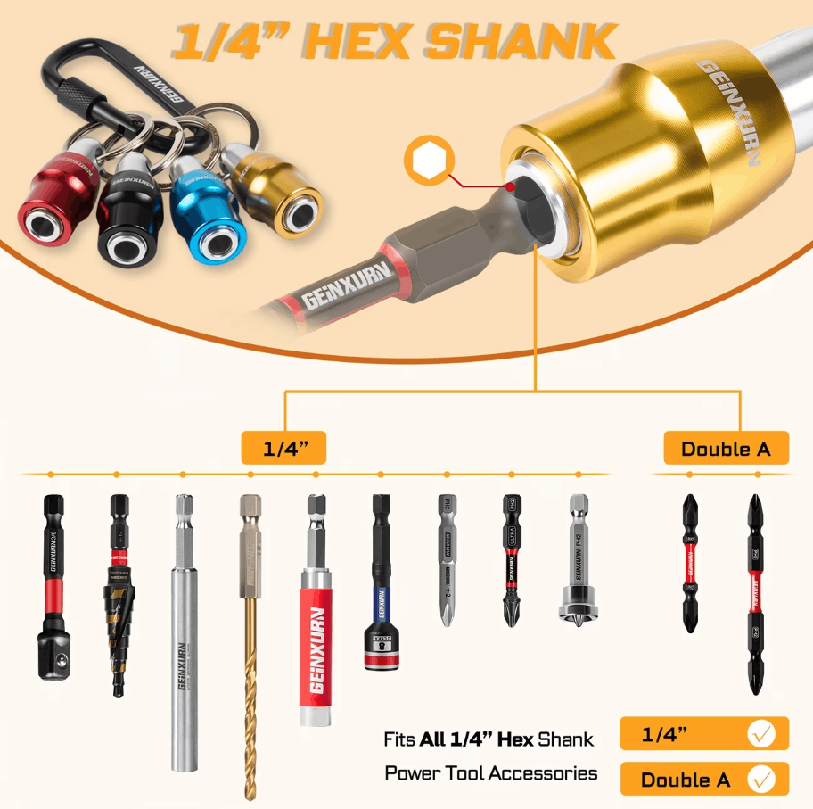 GEINXURN QUICK CATCHER KEYCHAIN BIT HOLDERS SET - Image 4