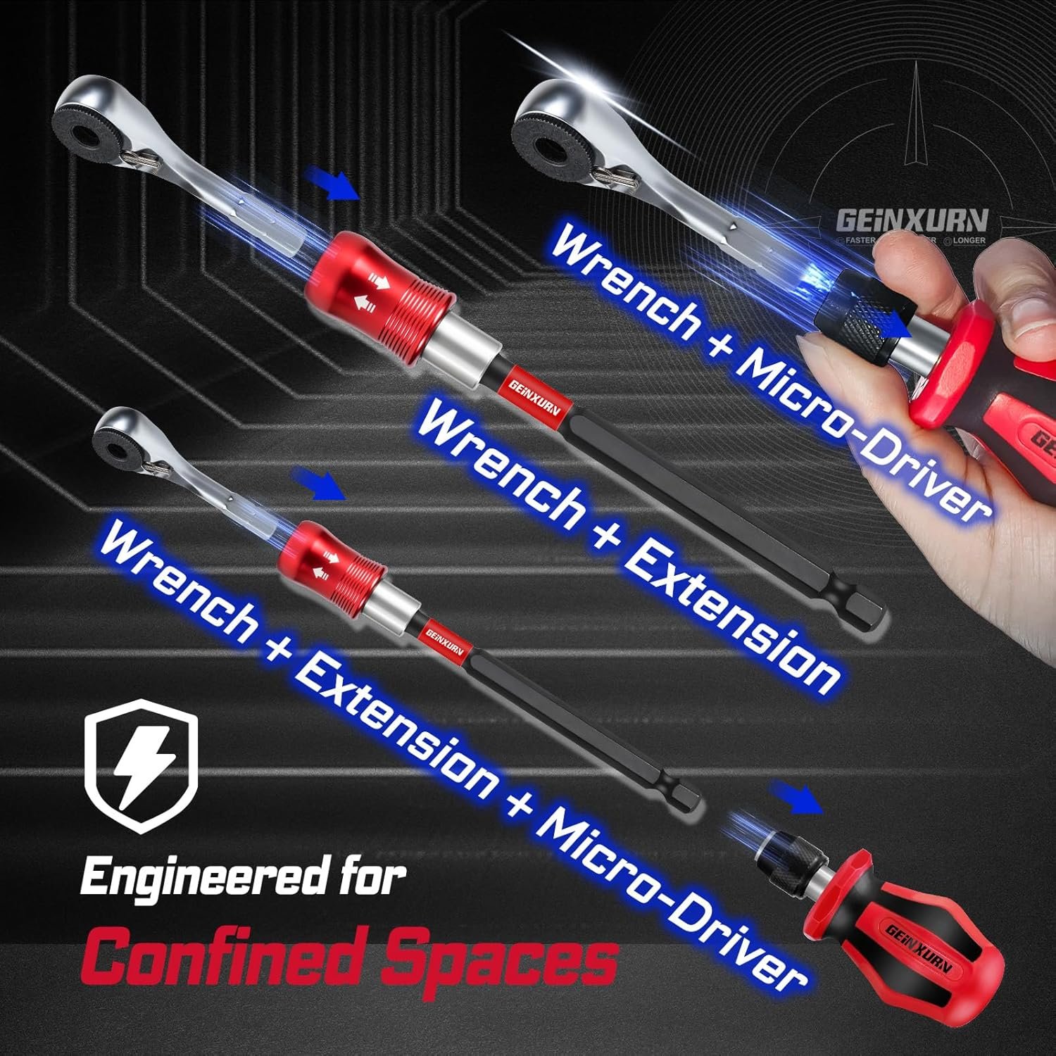 GEINXURN ULTRA TORQUE POWER IMPACT DRIVER BIT SET - Image 3