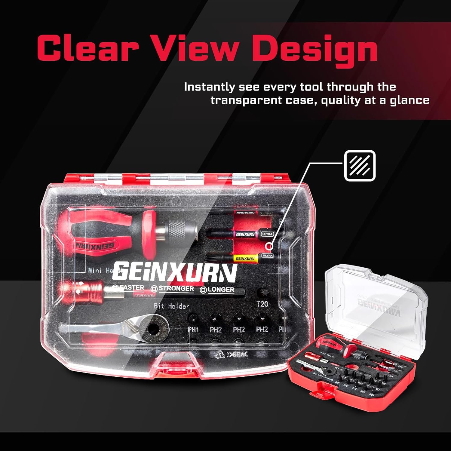 GEINXURN ULTRA TORQUE POWER IMPACT DRIVER BIT SET - Image 4