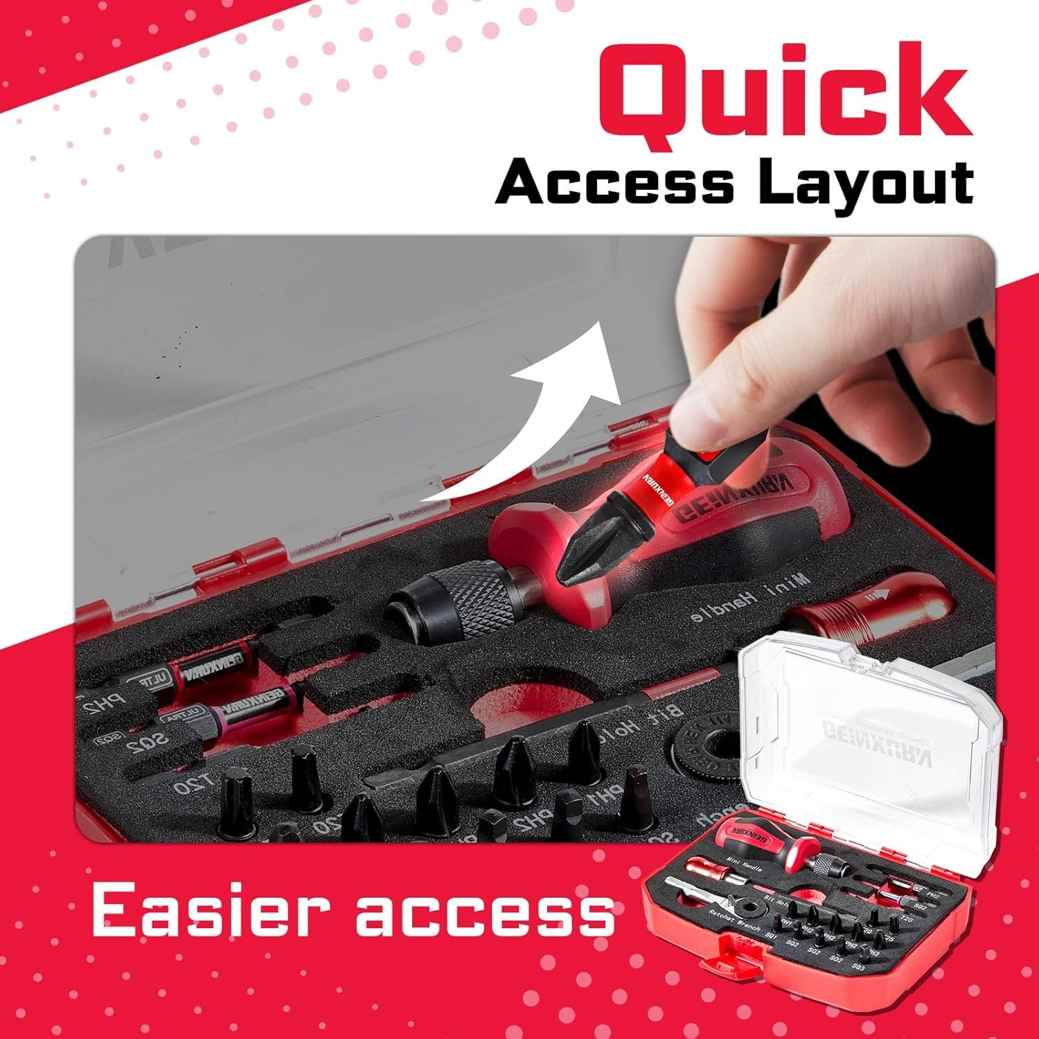 GEINXURN ULTRA TORQUE POWER IMPACT DRIVER BIT SET - Image 7