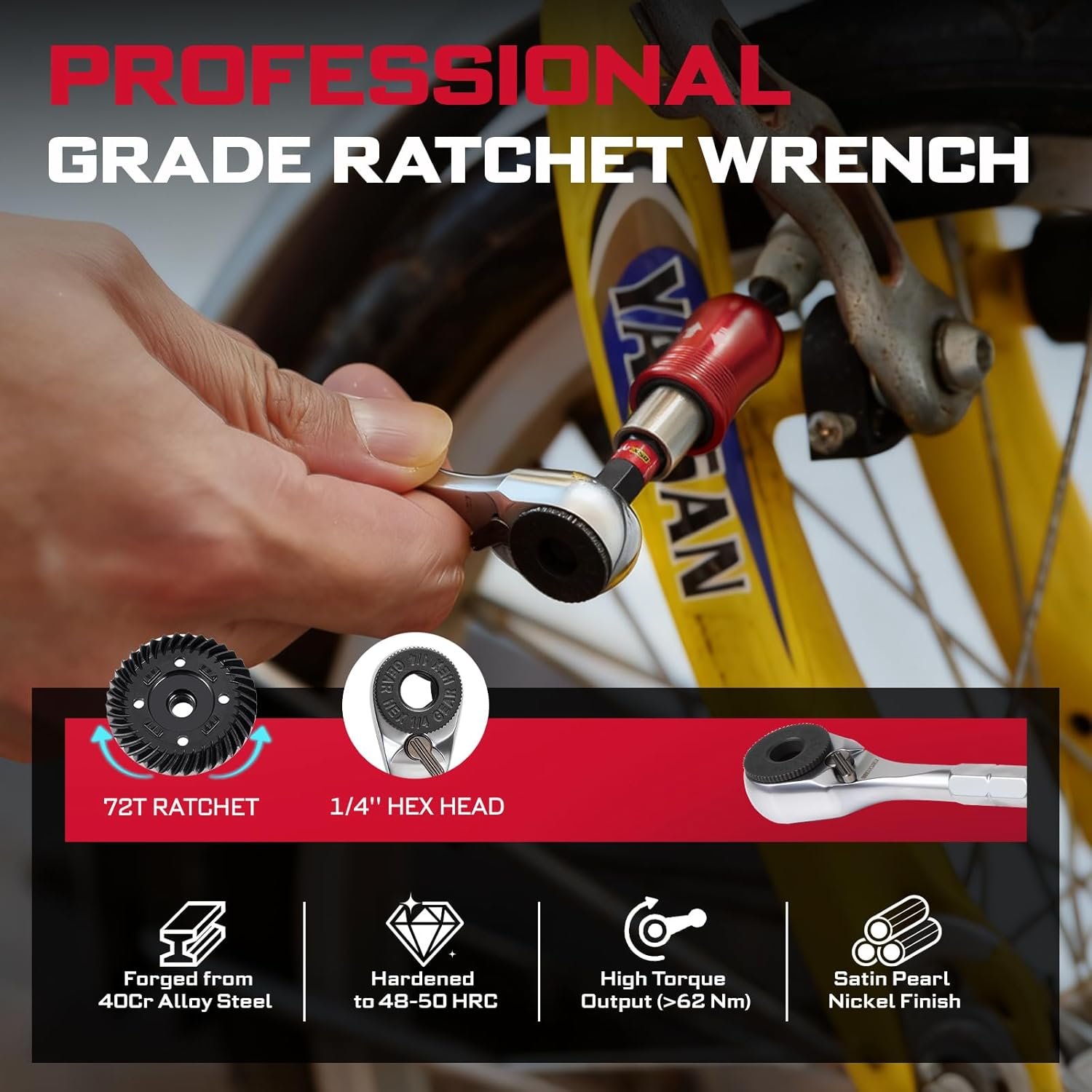 GEINXURN 3PCS / 4PCS MINI RATCHET WRENCH SET - Image 2