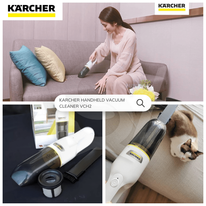KARCHER HANDHELD VACUUM CLEANER VCH2 WITH FILTER 1.198-400.0 - Image 3