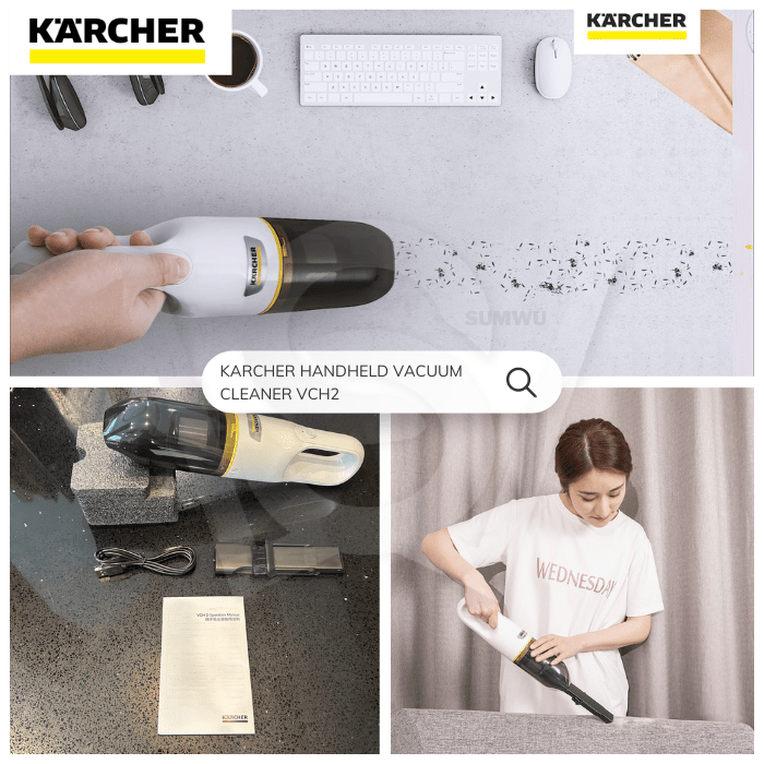 KARCHER HANDHELD VACUUM CLEANER VCH2 WITH FILTER 1.198-400.0 - Image 9