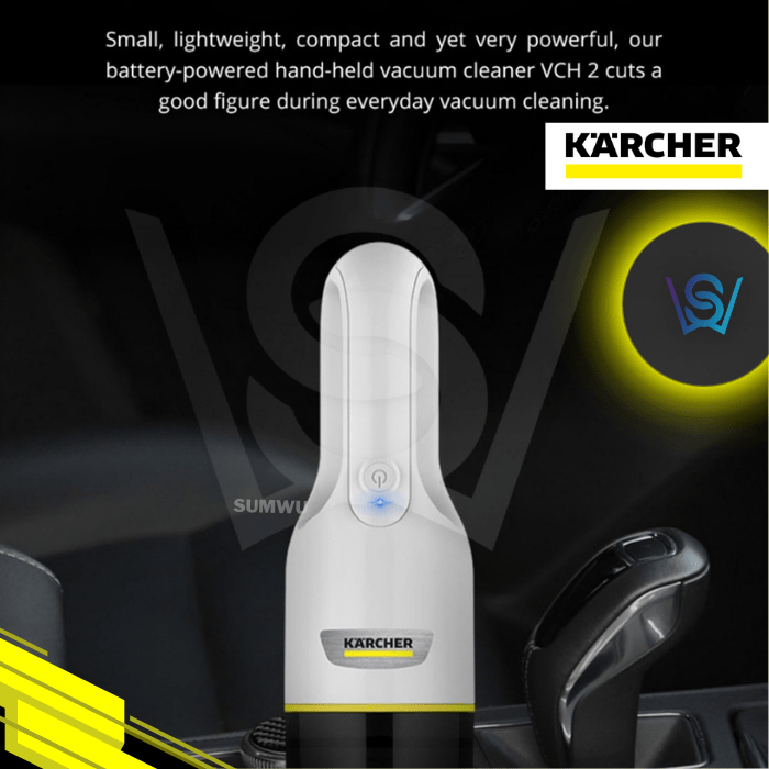 KARCHER HANDHELD VACUUM CLEANER VCH2 WITH FILTER 1.198-400.0 - Image 10