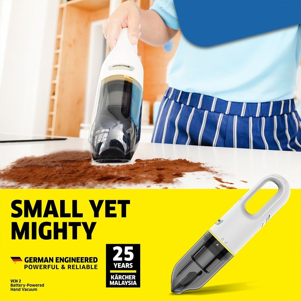 KARCHER HANDHELD VACUUM CLEANER VCH2 WITH FILTER 1.198-400.0 - Image 5