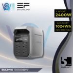 ECOFLOW DELTA 3 PLUS PORTABLE POWER STATION 1800/2400W 1024WH