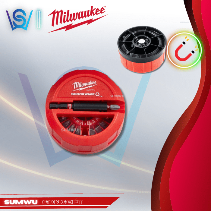 MILWAUKEE SHOCKWAVE 15PCS IMPACT DUTY DRIVER BITS PUCK SET - Image 3
