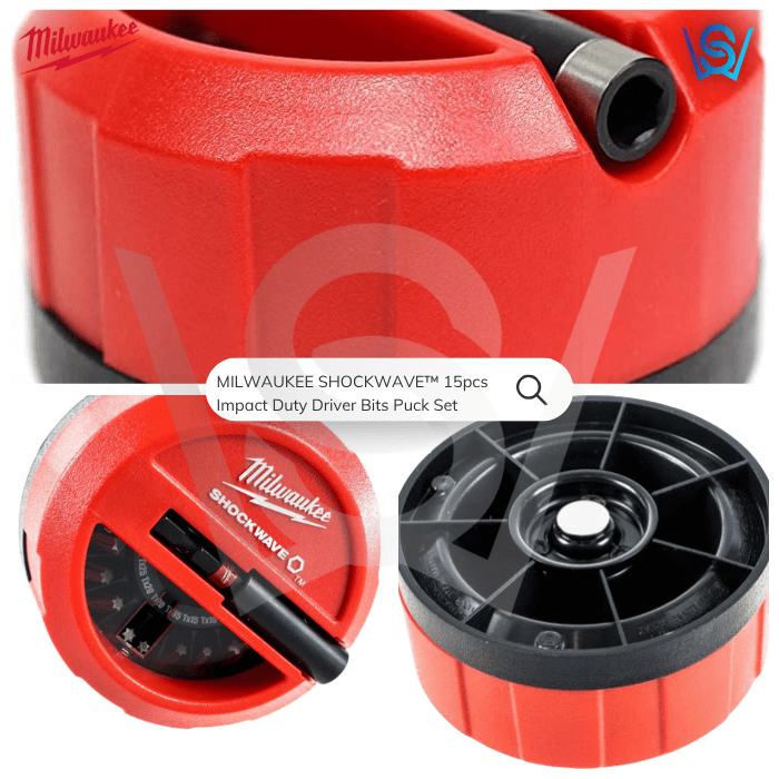 MILWAUKEE SHOCKWAVE 15PCS IMPACT DUTY DRIVER BITS PUCK SET - Image 6