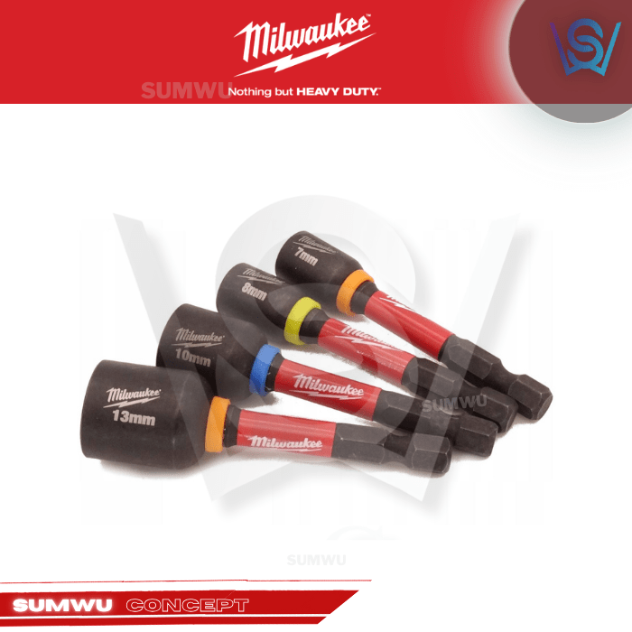 MILWAUKEE SHOCKWAVE IMPACT DUTY 4PC NUT DRIVER SET - Image 3