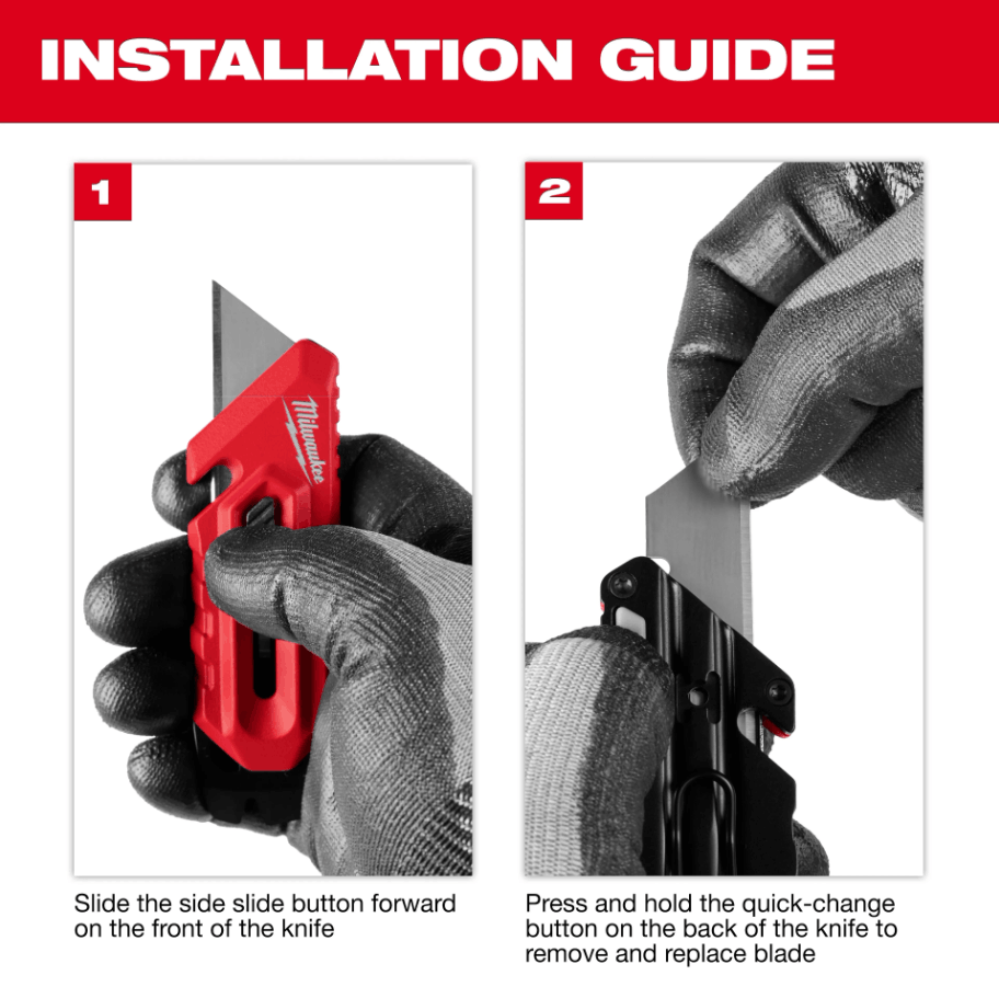 MILWAUKEE MULTI-FUNCTION COMPACT UTILITY KNIFE - Image 3