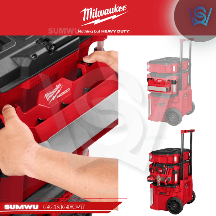 MILWAUKEE PACKOUT™ TOOL BOX CADDY ATTACHMENT - Image 3