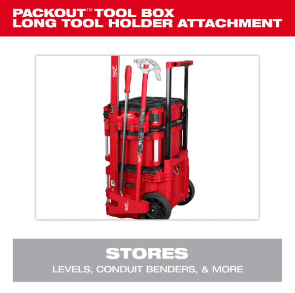 MILWAUKEE PACKOUT TOOL BOX LONG TOOL HOLDER ATTACHMENT - Image 3