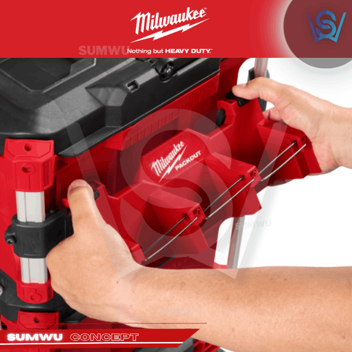 MILWAUKEE PACKOUT TOOL BOX LONG TOOL HOLDER ATTACHMENT - Image 6