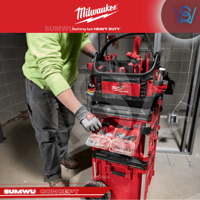 MILWAUKEE PACKOUT™ TOOL BOX 2-BIN ATTACHMENT - Image 6