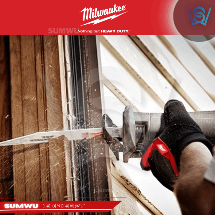 MILWAUKEE 6" 7/11TPI WRECKER SAWZALL GENERAL PURPOSE BLADE (5PCS) - Image 2