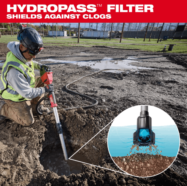 MILWAUKEE M18 HYDROPASS BRUSHLESS STICK WATER PUMP M18 BLSWP-0 - Image 4