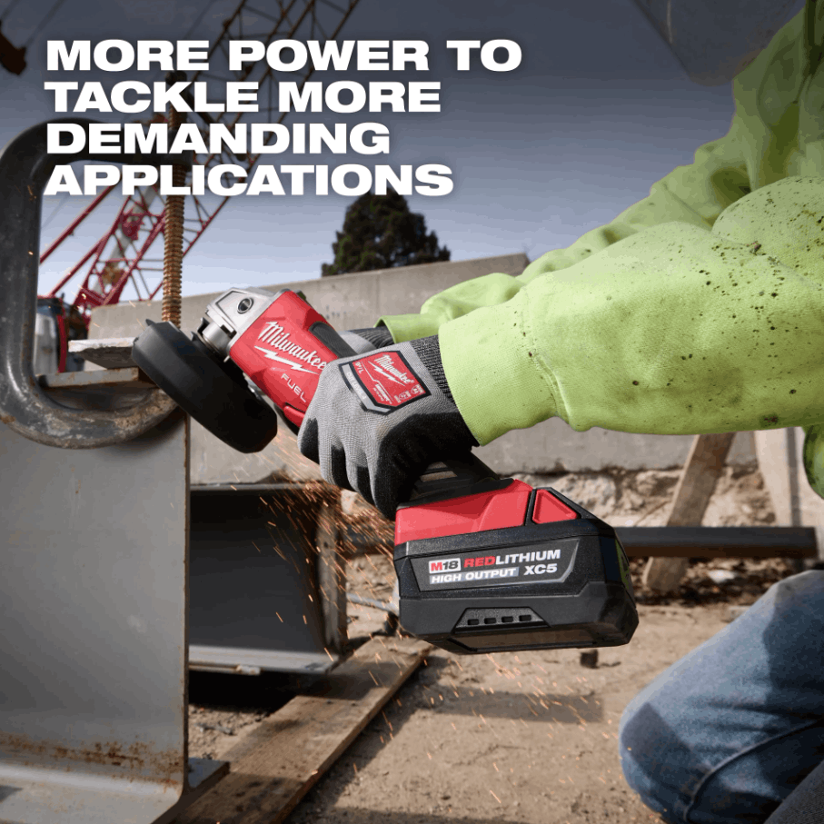 MILWAUKEE M18 HIGH OUTPUT XC5 5.0AH BATTERY M18 HB5 - Image 7