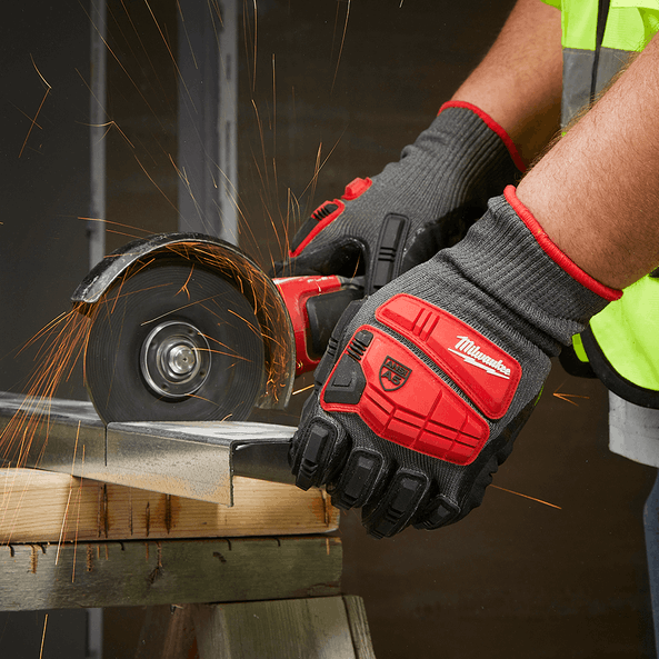 MILWAUKEE IMPACT CUT LEVEL 5 NITRILE DIPPED GLOVES (SIZE: S/M/L/XL/XXL) - Image 6