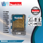 MAKITA HSS-TIN METAL DRILL BIT 13PCS D-72855