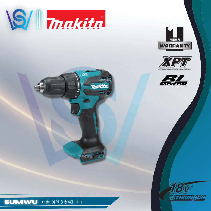 MAKITA DHP490Z 18V 13MM HAMMER DRILL DRIVER