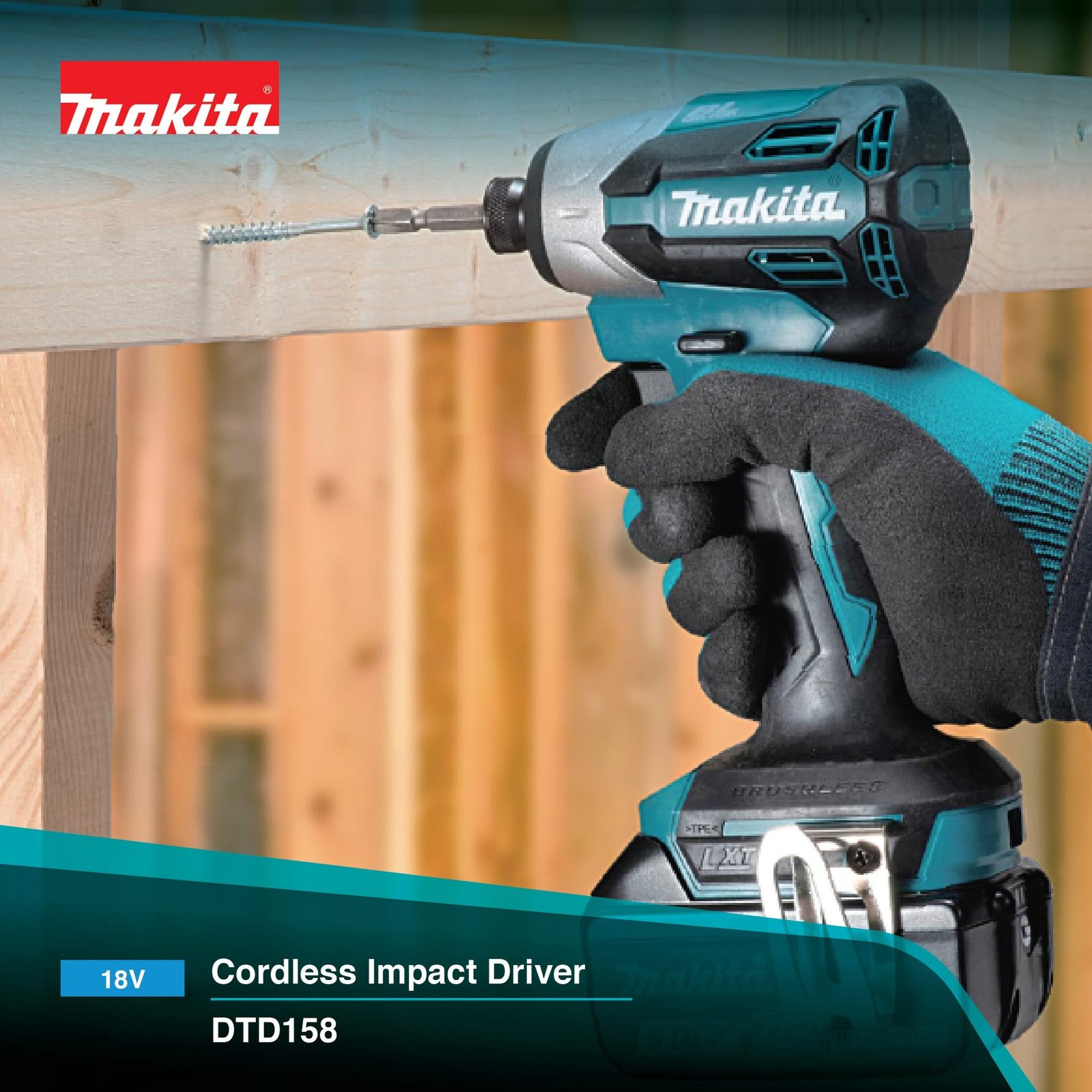 MAKITA DTD158ZK 18V IMPACT DRIVER 170NM - Image 2