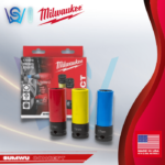 MILWAUKEE AUTOMOTIVE SOCKET SET 17,19,21MM (1/2" SOCKET)