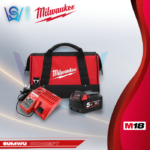 MILWAUKEE M18 RED LITHIUM-ION BATTERY 5.0Ah STARTER PACK