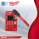 MILWAUKEE FINE POINT MARKER PEN 'INKZALL' - BLACK (4PCS)