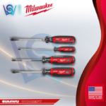 MILWAUKEE CUSHION GRIP SCREWDRIVER SET (4PCS)